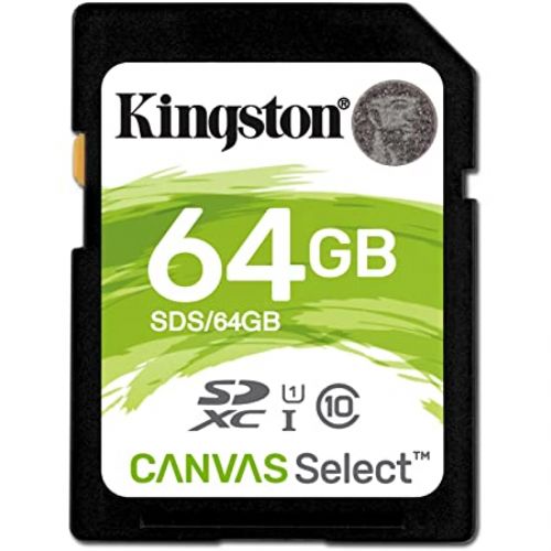 KINGSTON MICRO SD MEMORY CARD SDHC SDS2 64GB TASSA SIAE INCLUSA